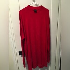Lux Vibrant Red Long Sleeve Tee